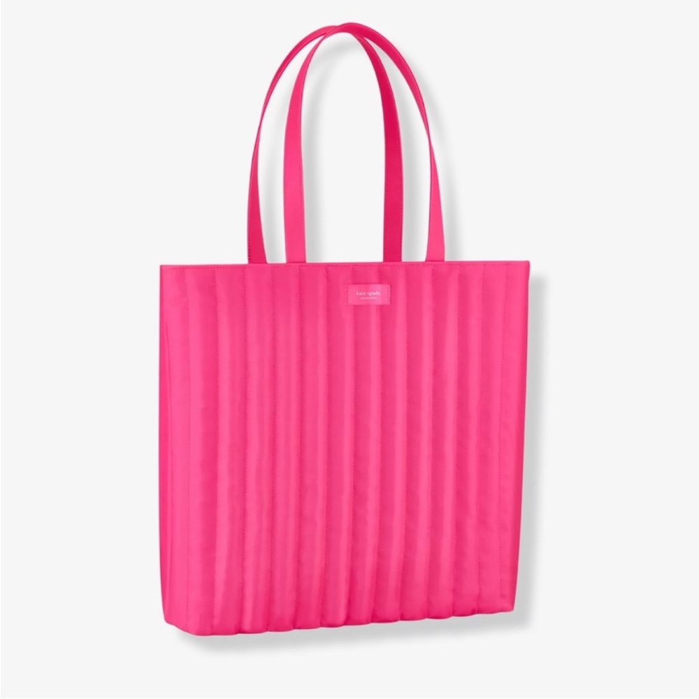 NWT Kate Spade Pink Puffy Tote Handbag